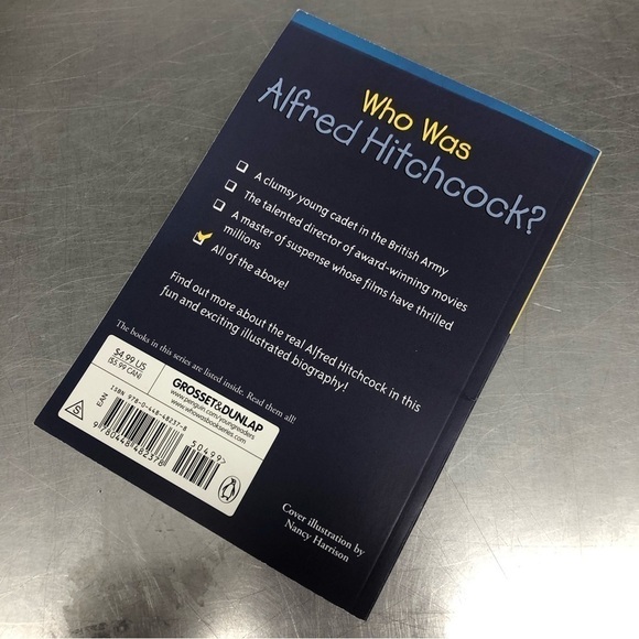 Who Was.. Alfred Hitchcock? Paperback Book - Picture 5 of 5